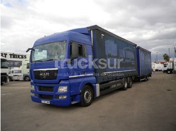 Camion à rideaux coulissants MAN TGX