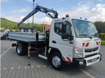 Camion benne Mitsubishi Canter Fuso 9C18 3.0/180KM Automat, HDS FASSI F30 Wywrotka 3-str: photos 4