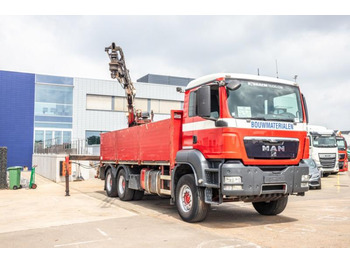 Camion plateau, Camion grue MAN TGS 33.360 BB - KENNIS 16.000: photos 2