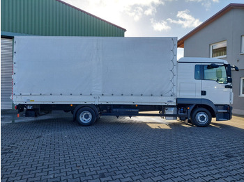 Camion à rideaux coulissants MAN TGL 8.190 L 4x2 Euro 6 Plane gFH LBW AHK (16): photos 4