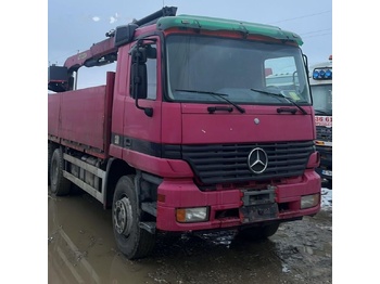 Camion grue, Camion plateau Mercedes-Benz Actros MP1 6x4 + Palfinger Krane: photos 2