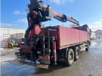 Camion grue, Camion plateau Mercedes-Benz Actros MP1 6x4 + Palfinger Krane: photos 3