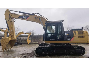 Pelle High Quality and Good Condition Used Caterpillar Cat 336D Excavator for sale in shanghai yard: photos 2