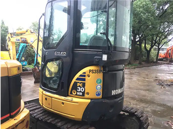 Pelle sur chenille Used Komatsu pc35mr-3 Used small backhoe Original Japan, good condition Used construction machinery for sale: photos 5