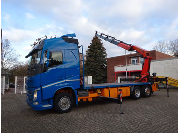 Camion grue, Camion plateau Volvo FH 500 Container Pritsche + PK 38502 Kran: photos 2