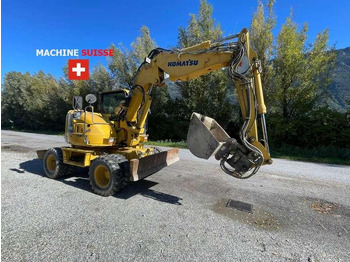 Pelle sur pneus KOMATSU PW118