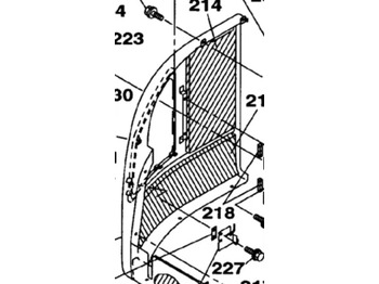 Portière et pièces CASE