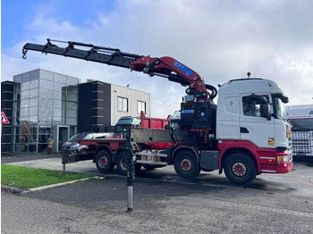 Camion grue SCANIA R 490