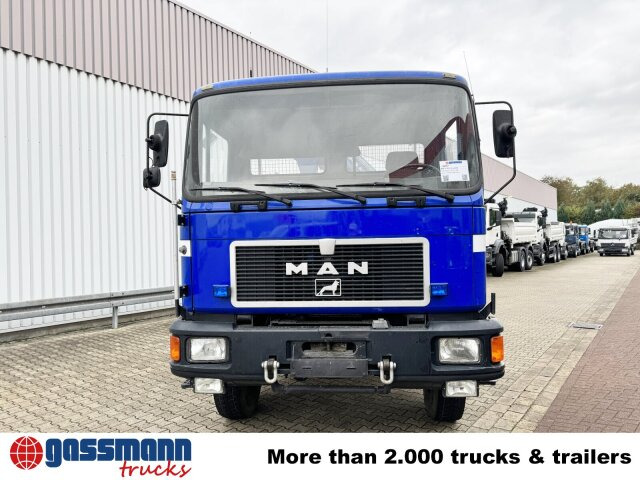 Camion benne, Camion grue MAN 17.232 FAK 4x4 BB, EX-THW, Kran Atlas AK 60.1: photos 9