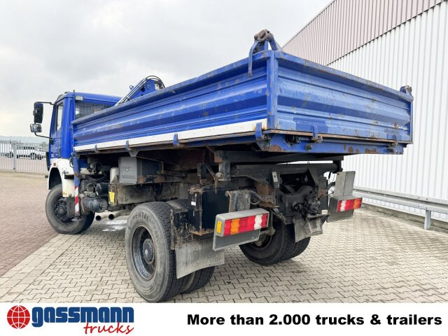 Camion benne, Camion grue Mercedes-Benz SK 1922 AK 4x4 mit Kran Atlas AK 60.1, EX-THW!: photos 12