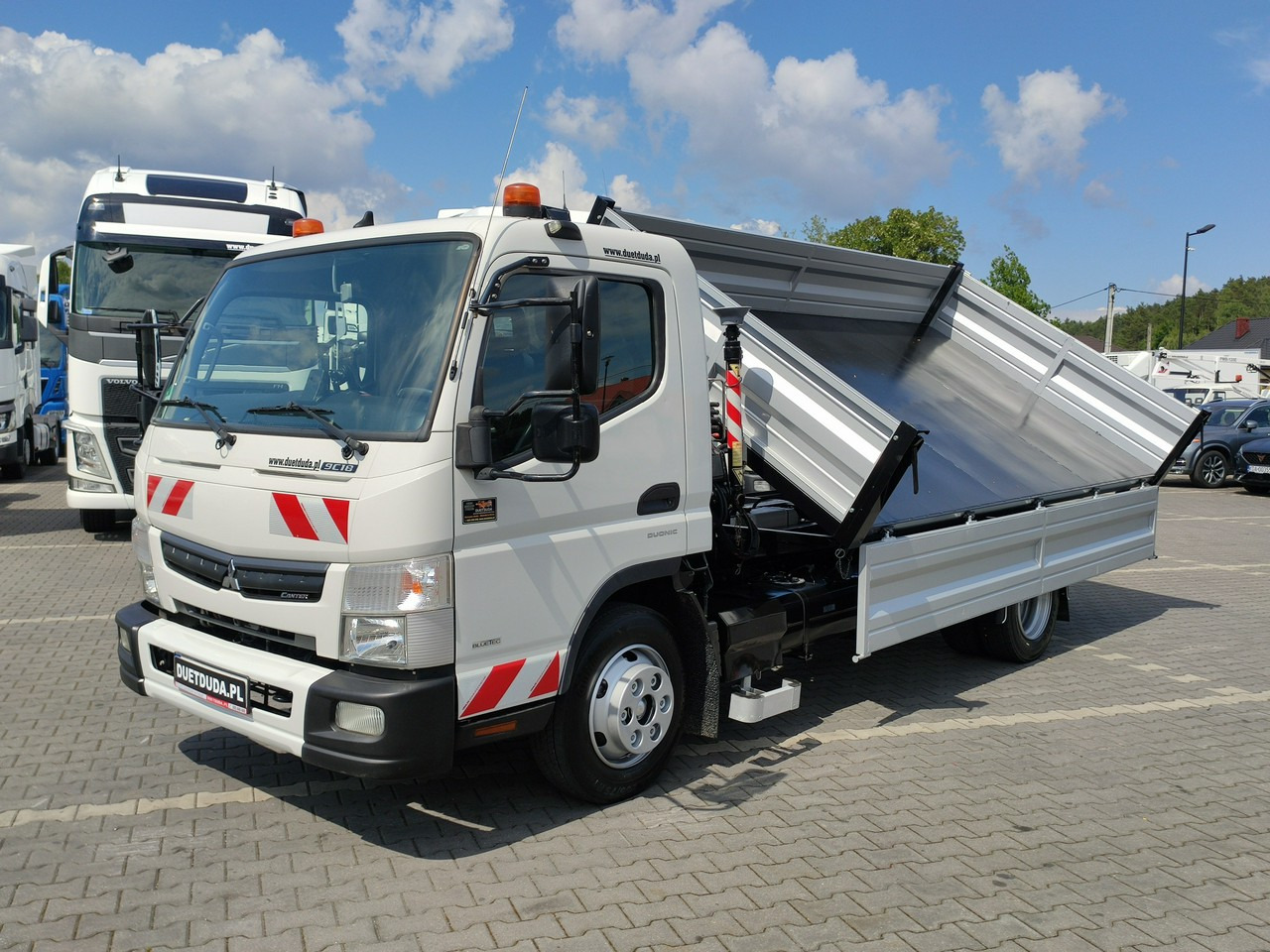 Camion benne Mitsubishi Canter Fuso 9C18 3.0/180KM Automat, HDS FASSI F30 Wywrotka 3-str: photos 9