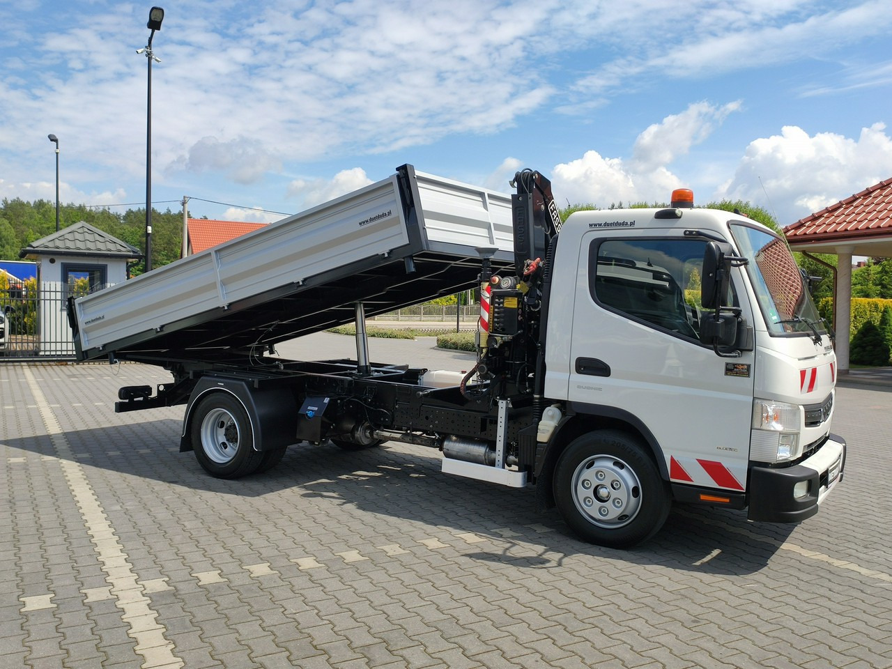 Camion benne Mitsubishi Canter Fuso 9C18 3.0/180KM Automat, HDS FASSI F30 Wywrotka 3-str: photos 16