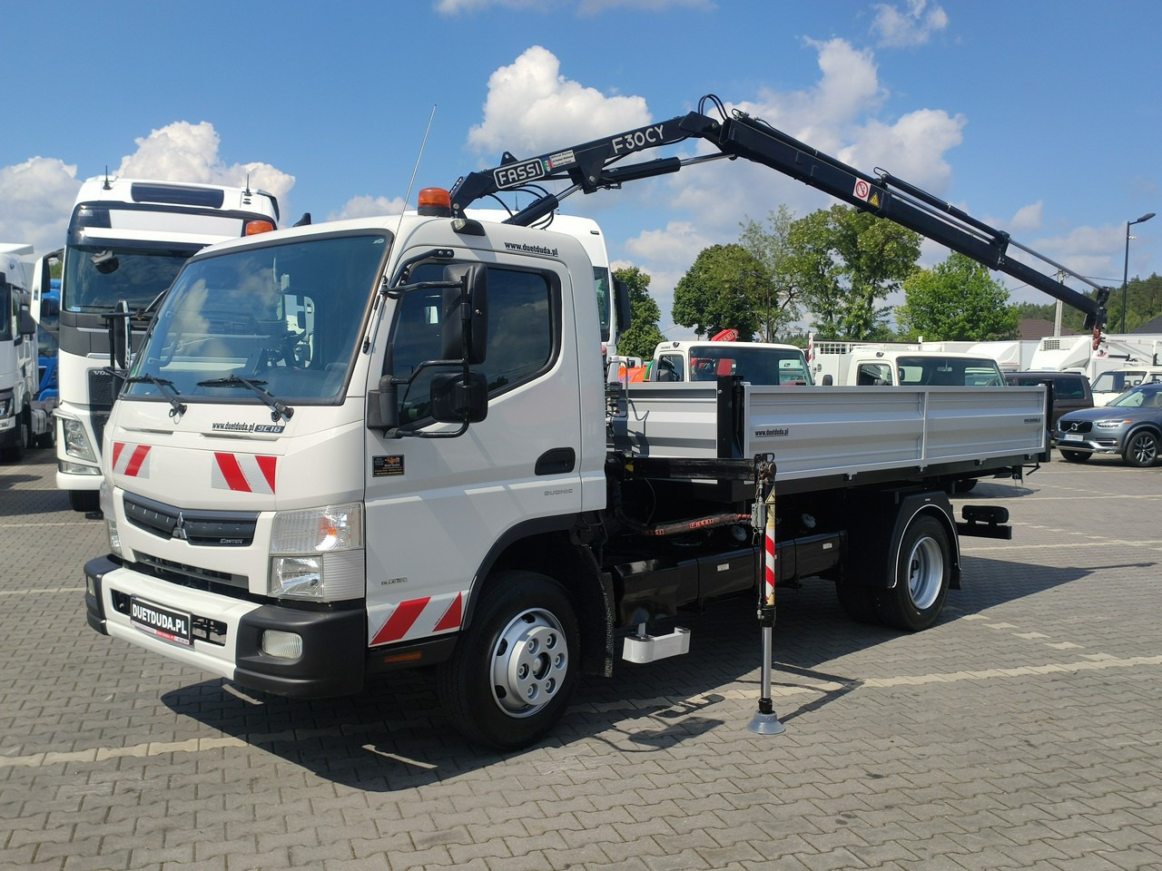 Camion benne Mitsubishi Canter Fuso 9C18 3.0/180KM Automat, HDS FASSI F30 Wywrotka 3-str: photos 20