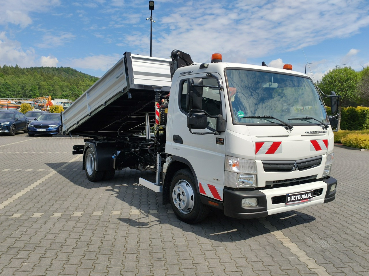 Camion benne Mitsubishi Canter Fuso 9C18 3.0/180KM Automat, HDS FASSI F30 Wywrotka 3-str: photos 15