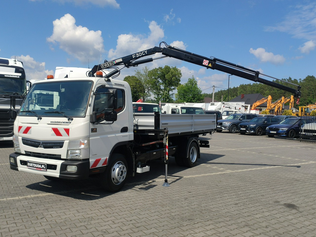 Camion benne Mitsubishi Canter Fuso 9C18 3.0/180KM Automat, HDS FASSI F30 Wywrotka 3-str: photos 13