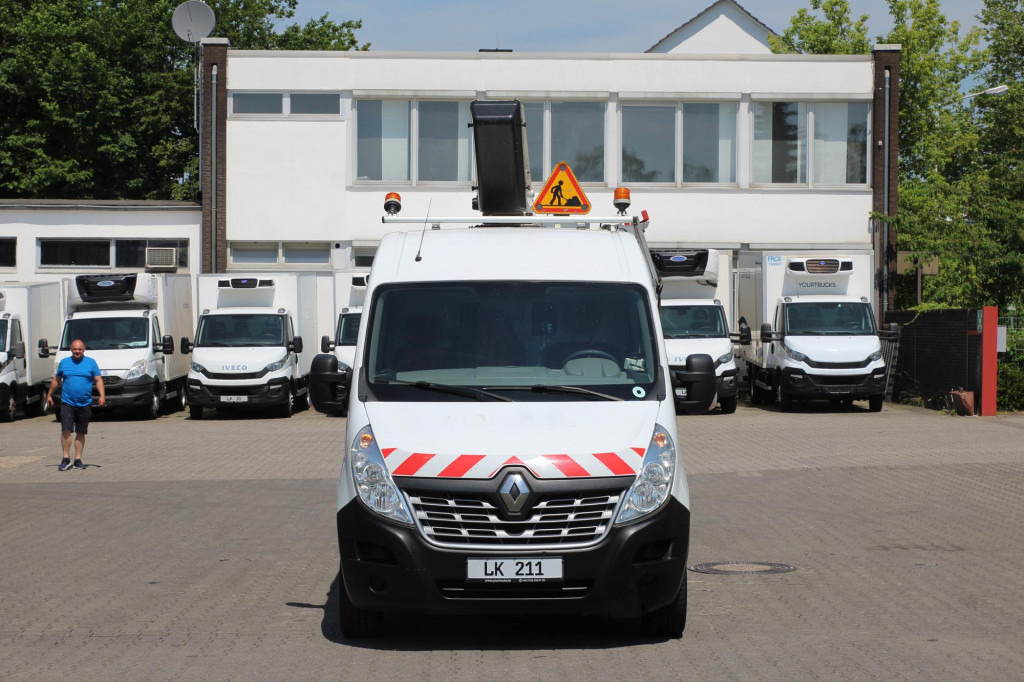 Camion avec nacelle Renault Master  Versalift ET26L 10m Klima nur 217h HU-UVV: photos 8