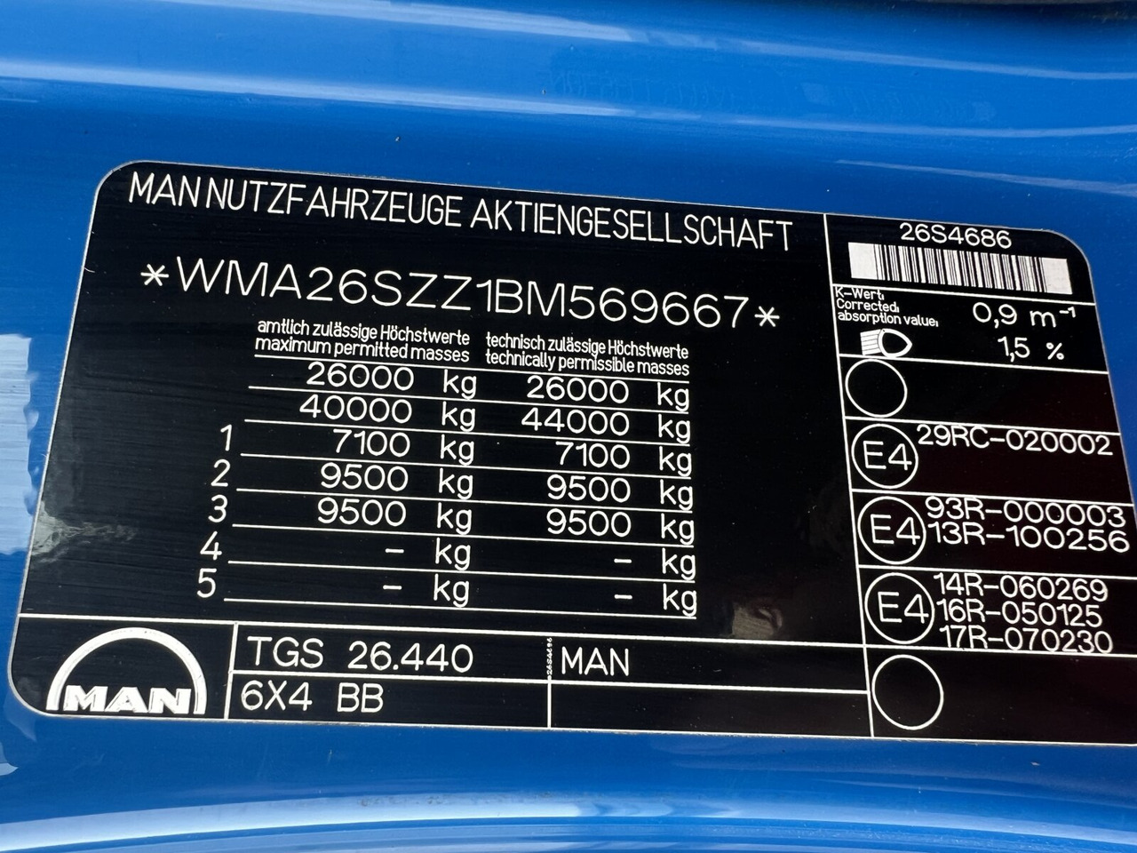 Crédit-bail de MAN TGS 26.440 6X4 BB TGS 26.440 6X4 BB, Tele-Absetzer MAN TGS 26.440 6X4 BB TGS 26.440 6X4 BB, Tele-Absetzer: photos 6