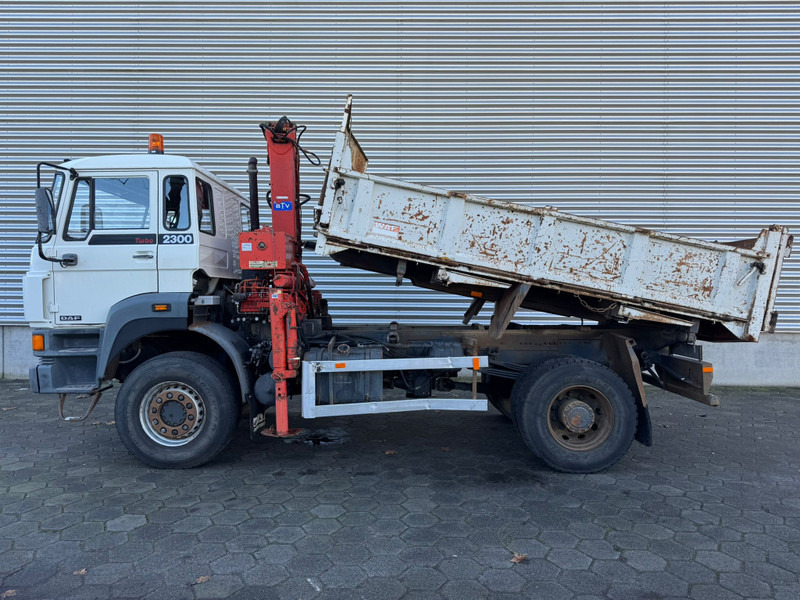 Camion grue DAF 2300 / 4X4 / Crane + Kipper / 217.000 KM / Full Steel / Belgium Truck: photos 16