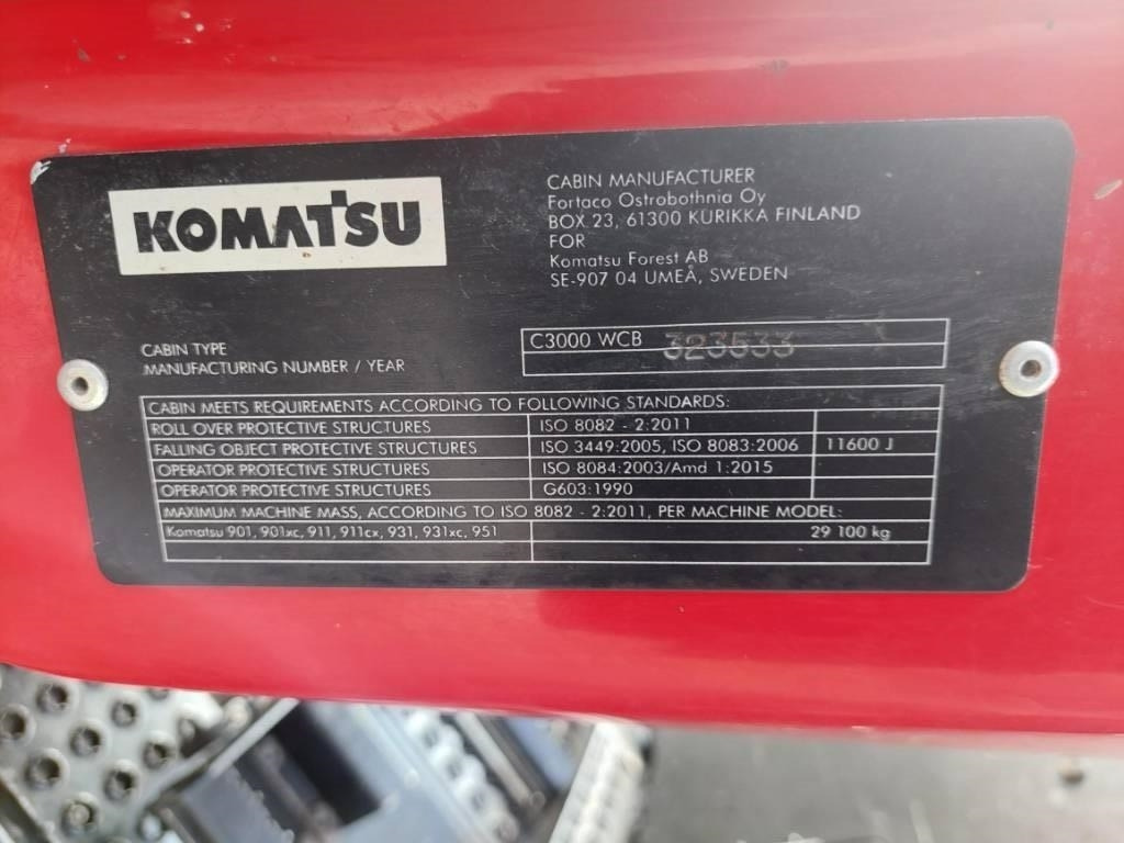 Abatteuse Komatsu 901: photos 31