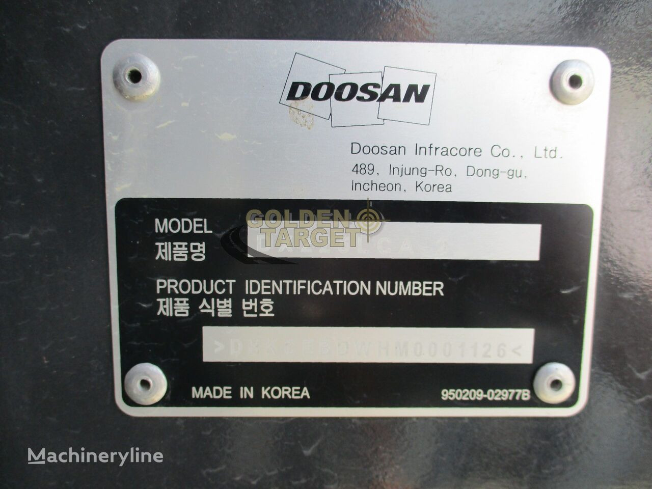 Pelle sur chenille Doosan DX225LCA-2: photos 14