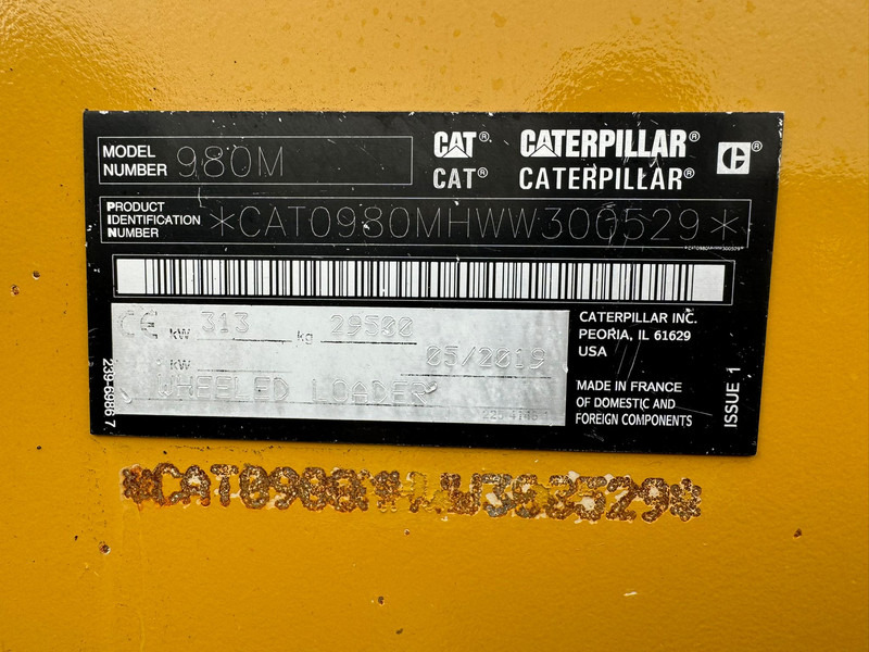 Chargeuse sur pneus Caterpillar Caterpillar 980M: photos 14