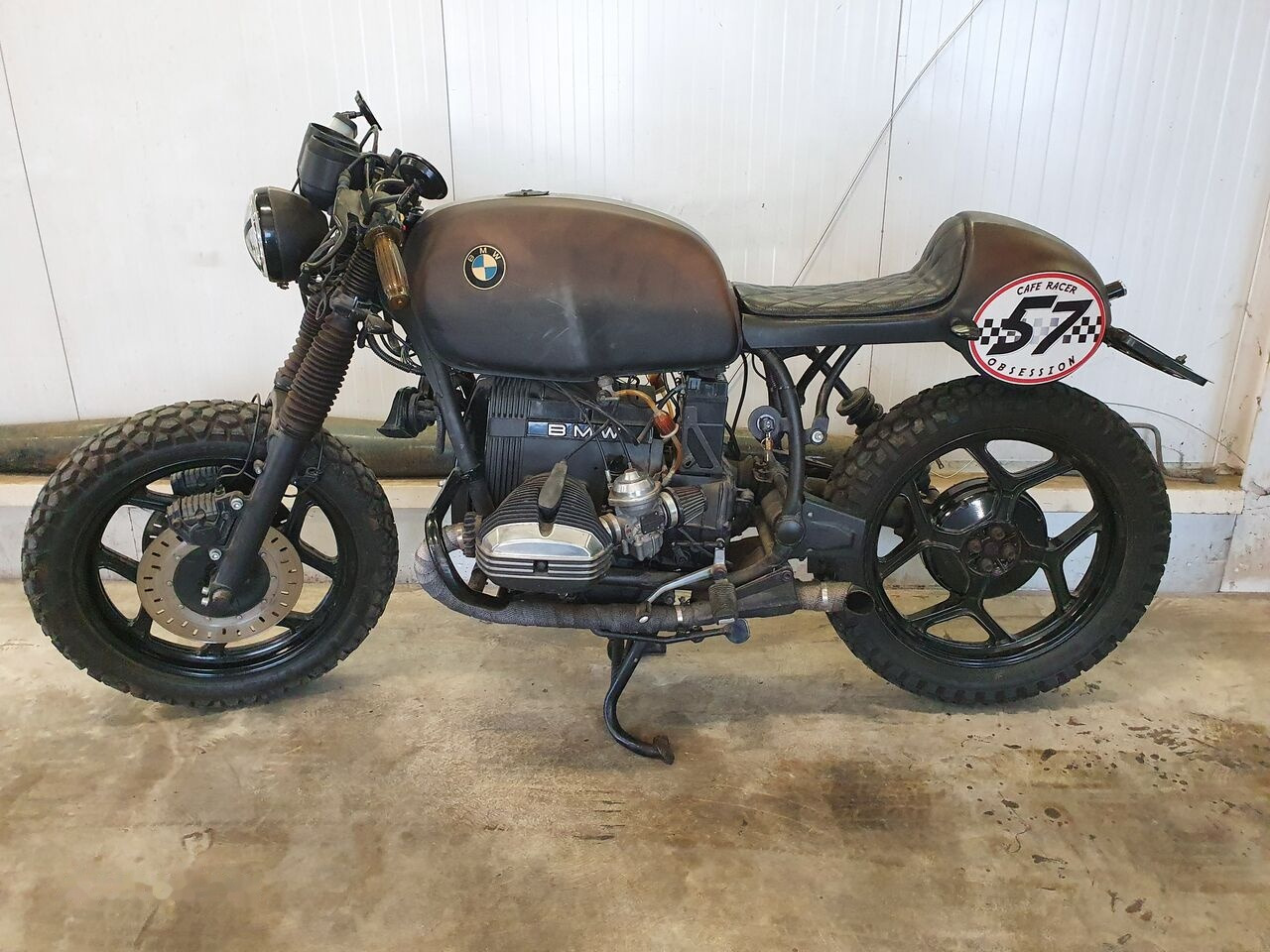 Motocyclette BMW R80RT Cafer Racer: photos 1