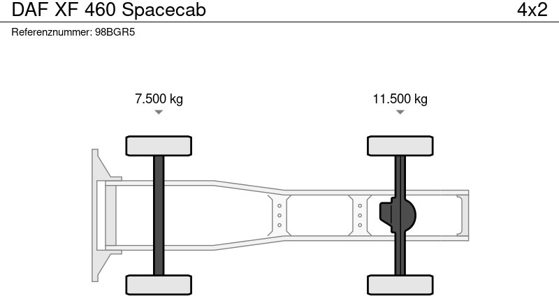 Tracteur routier DAF XF 460 Spacecab: photos 19
