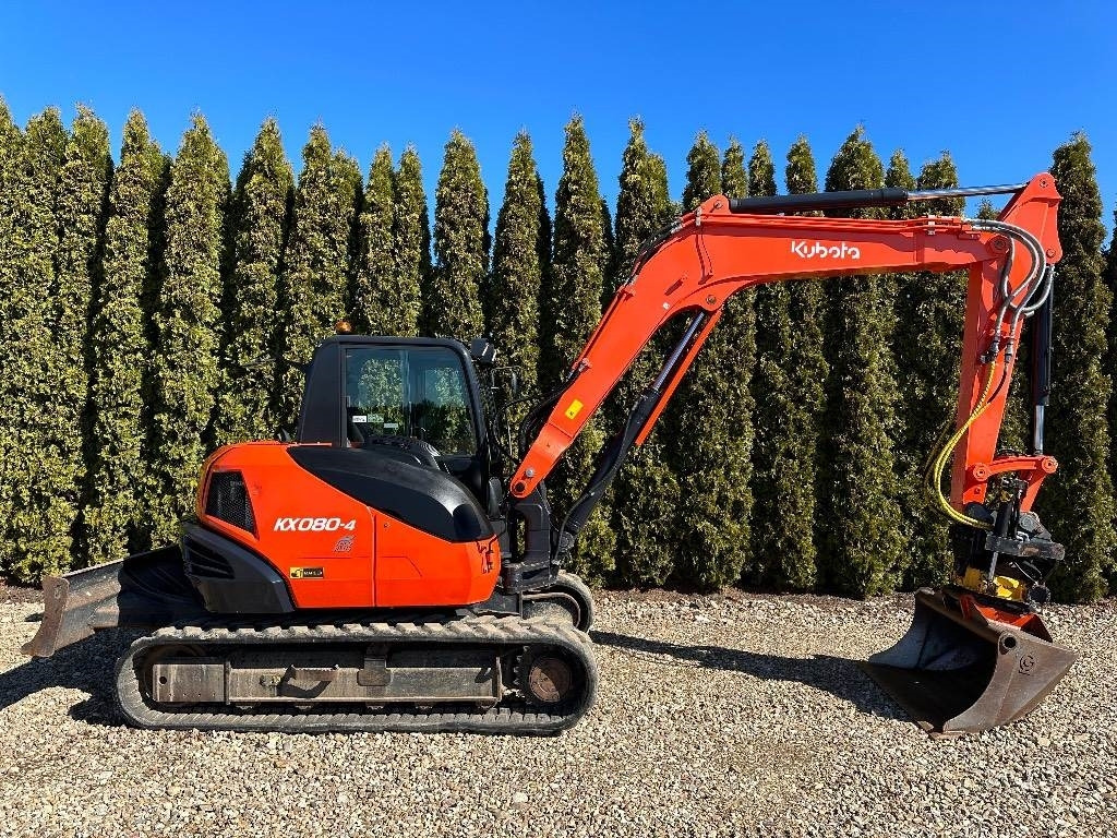 Mini pelle Kubota KX 080-4: photos 6