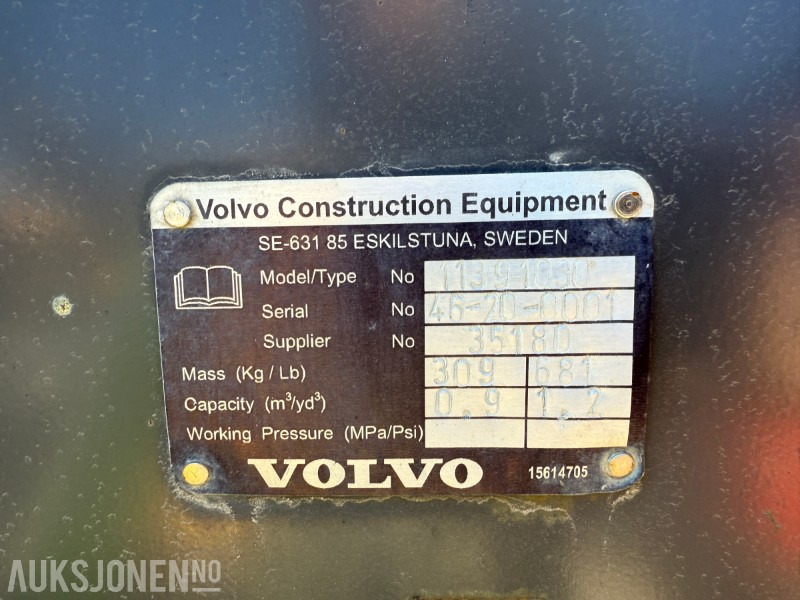 Mini chargeuse 2020 Volvo JL25H Elektrisk kompaktlaster, Pallegafler, Skuffe, Brøyteskjær - kun 436 arbeidstimer - Servicehistorikk: photos 15