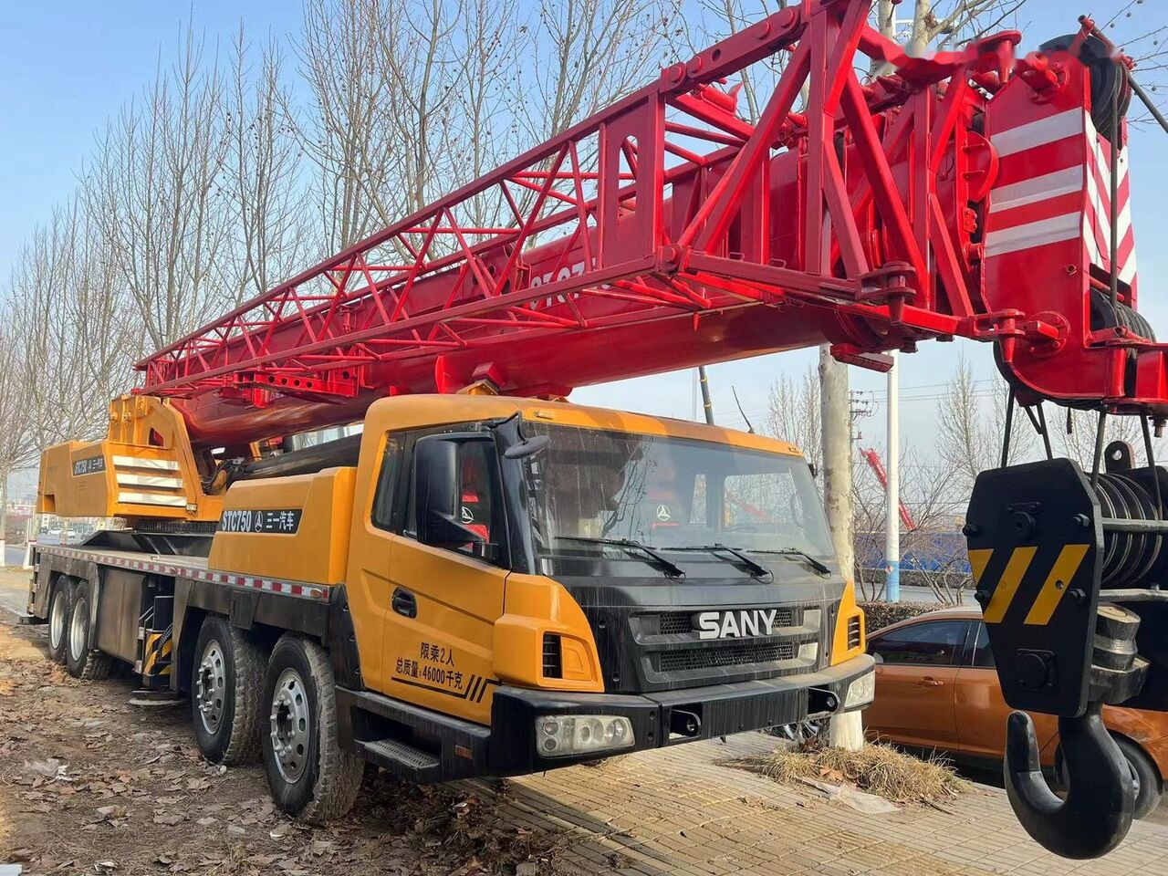 Crédit-bail de Sany STC750 STC750T STC800 50T 70T 75T 80T 50ton 70ton 80ton 75ton Sany STC750 STC750T STC800 50T 70T 75T 80T 50ton 70ton 80ton 75ton: photos 8