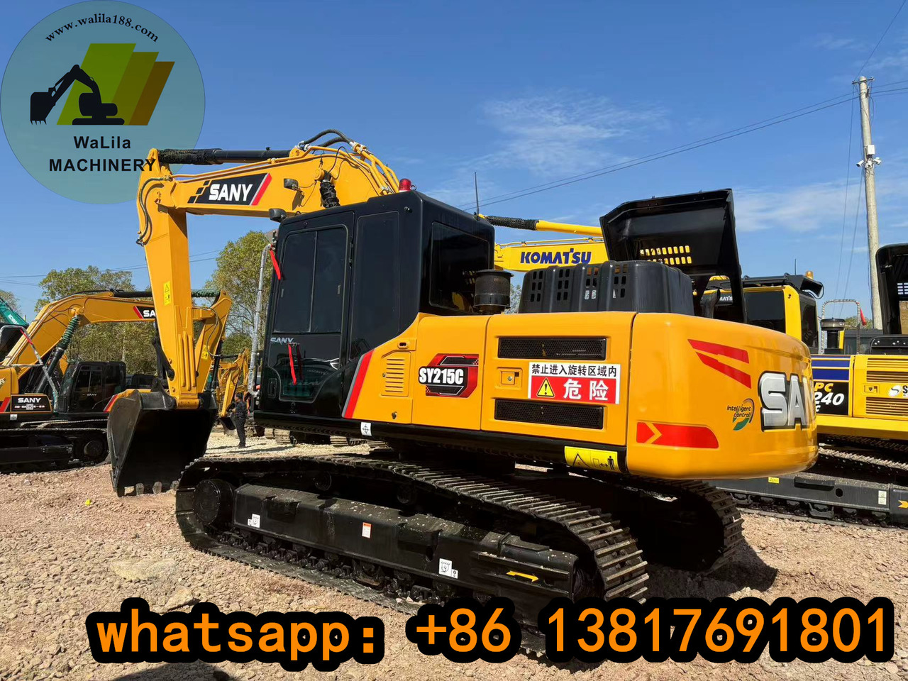 Pelle sur chenille Sany SY 215 Sany 215 excavator with excellent performance. [ GOOD]: photos 6