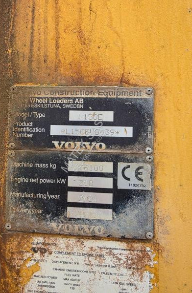 Chargeuse sur pneus Volvo L 150 E: photos 11