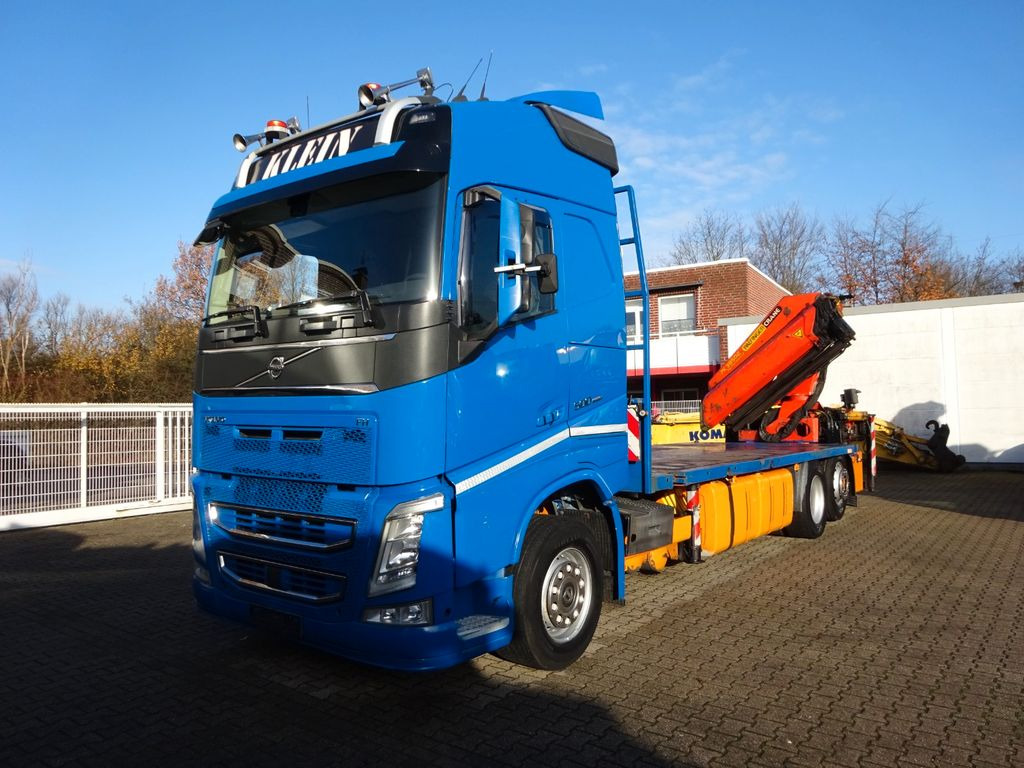 Camion grue, Camion plateau Volvo FH 500 Container Pritsche + PK 38502 Kran: photos 12