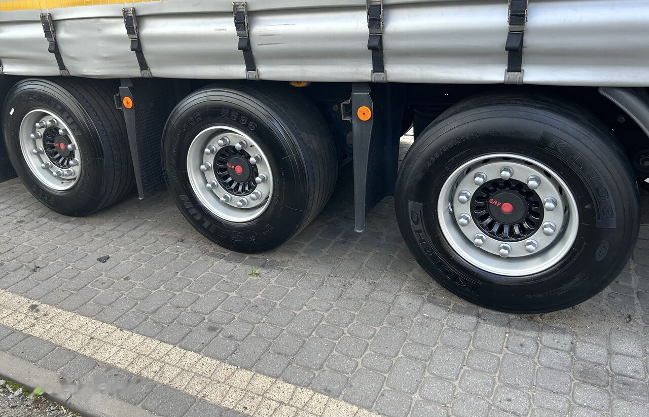 Semi-remorque rideaux coulissants Kögel MEGA LIFT AXLE TIRES 80% 2019 SAF TOP CONDITION TOP TOP TOP: photos 7