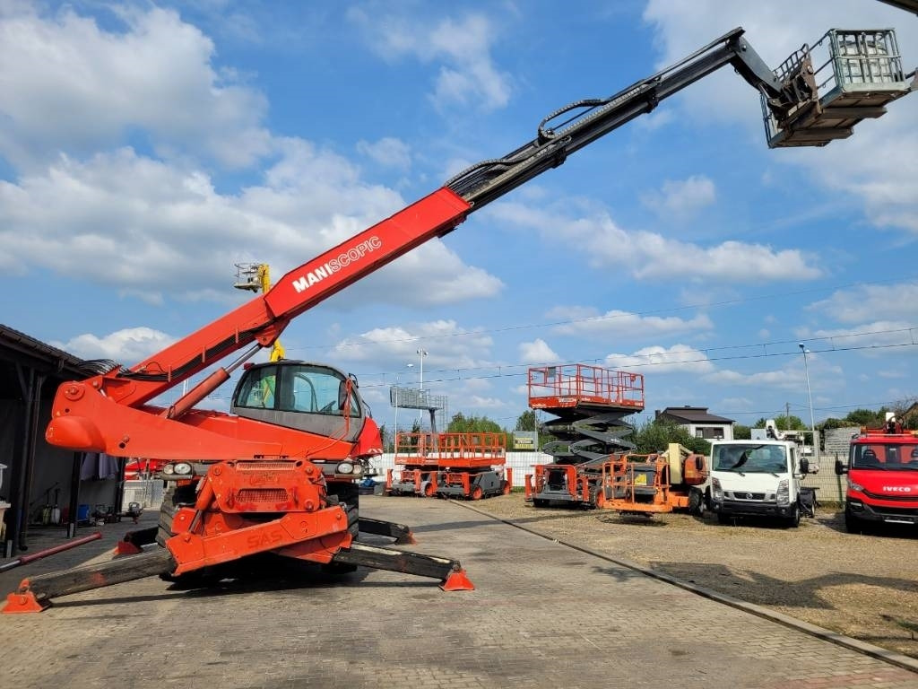 Chariot télescopique Manitou MRT 2540 Privilege - 25 m basket forks telehandler: photos 6