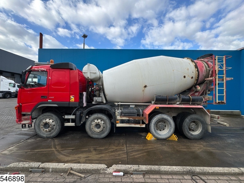 Camion malaxeur Volvo FM 440 8X4, Steel suspension, Liebherr 9m3: photos 15