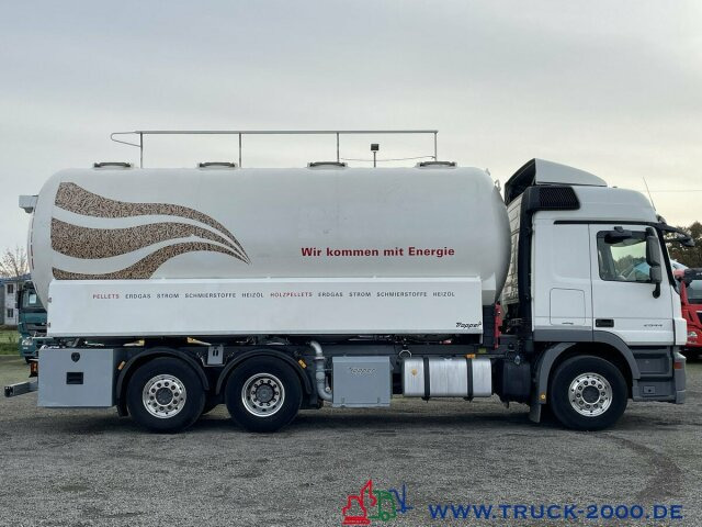 Camion hydrocureur Mercedes-Benz Actros 2544 Silo Holz Pellets 28m³ inkl. Waage: photos 10