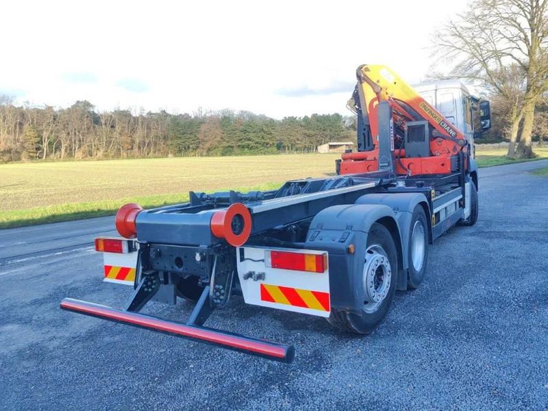 Camion ampliroll, Camion grue MAN TGS 26.420 ENGINE OVERHAUL!! Container + Palfinger PK16502: photos 12