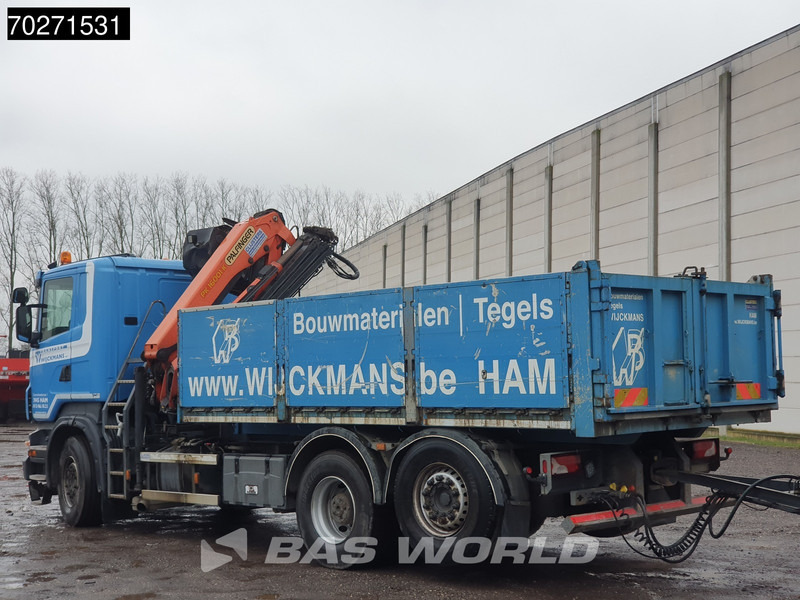 Camion plateau, Camion grue Scania R440 6X2 Palfinger PK16001 Crane Kran Lift+Lenkachse Euro 5: photos 21