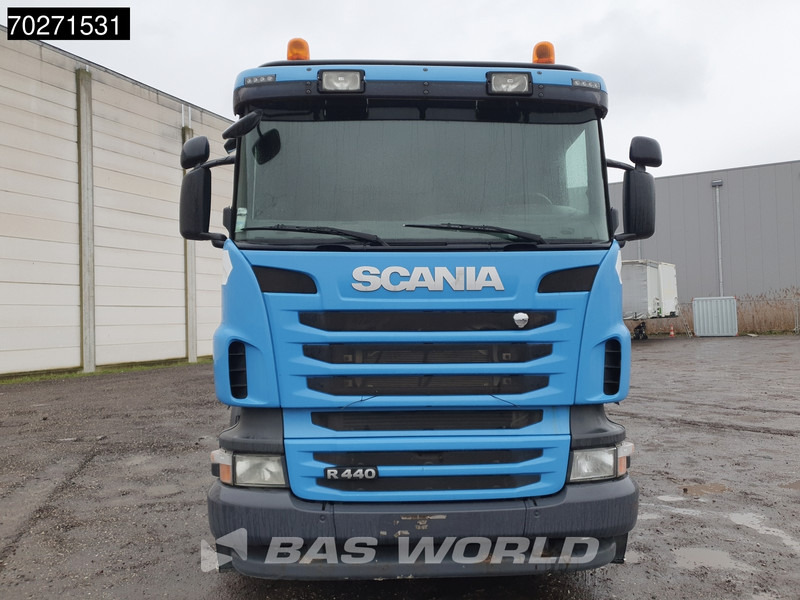 Camion plateau, Camion grue Scania R440 6X2 Palfinger PK16001 Crane Kran Lift+Lenkachse Euro 5: photos 12