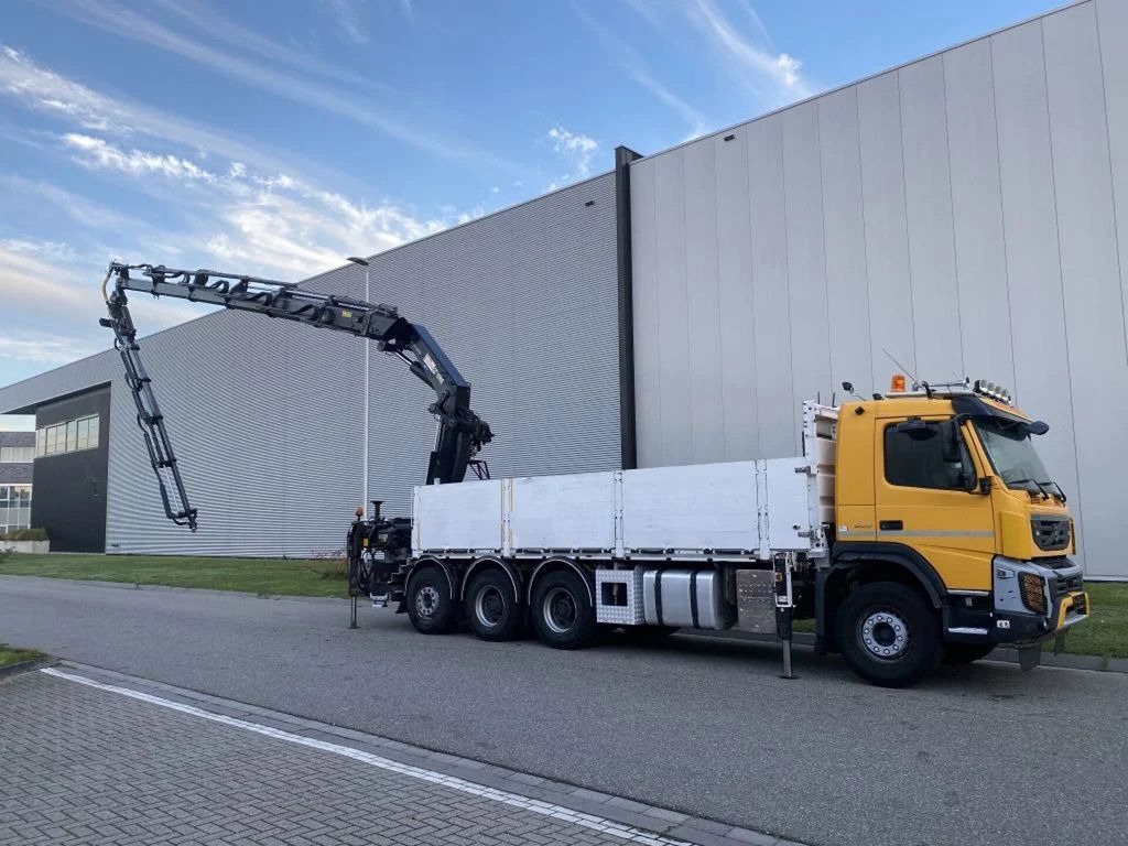 Camion plateau, Camion grue Volvo FMX 500 8X4 + HIAB 477 E-5 + JIB 100 X-4 + REMOT: photos 6