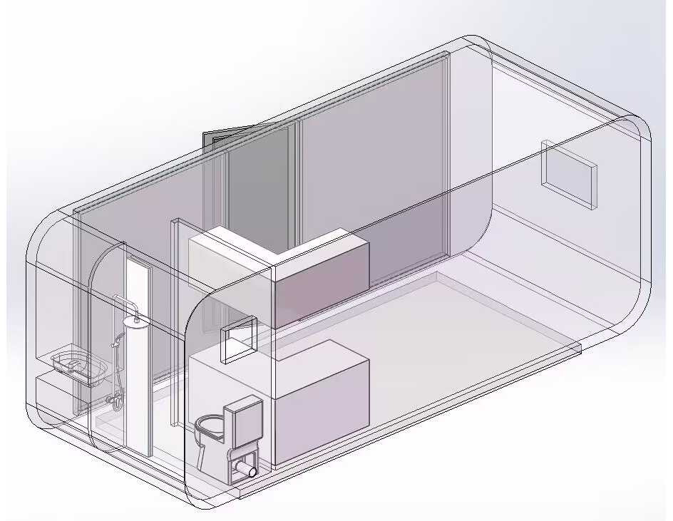 Conteneur comme habitat Stahlworks Eco 6000 B: photos 45