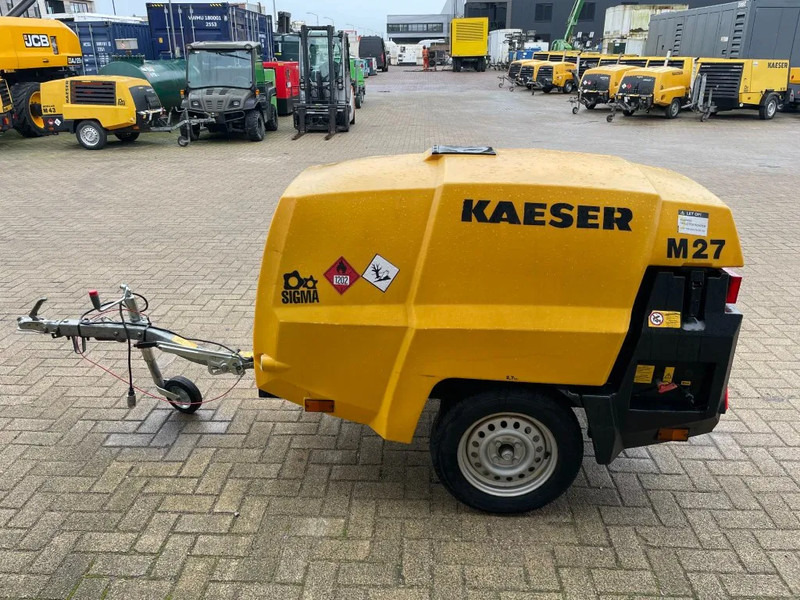 Compresseur d'air Kaeser M27 Kubota 2,7 m3 / min 7 Bar 18 kW Mobiele Silent Diesel Compressor: photos 6 Compresseur d'air Kaeser M27 Kubota 2,7 m3 / min 7 Bar 18 kW Mobiele Silent Diesel Compressor: photos 6