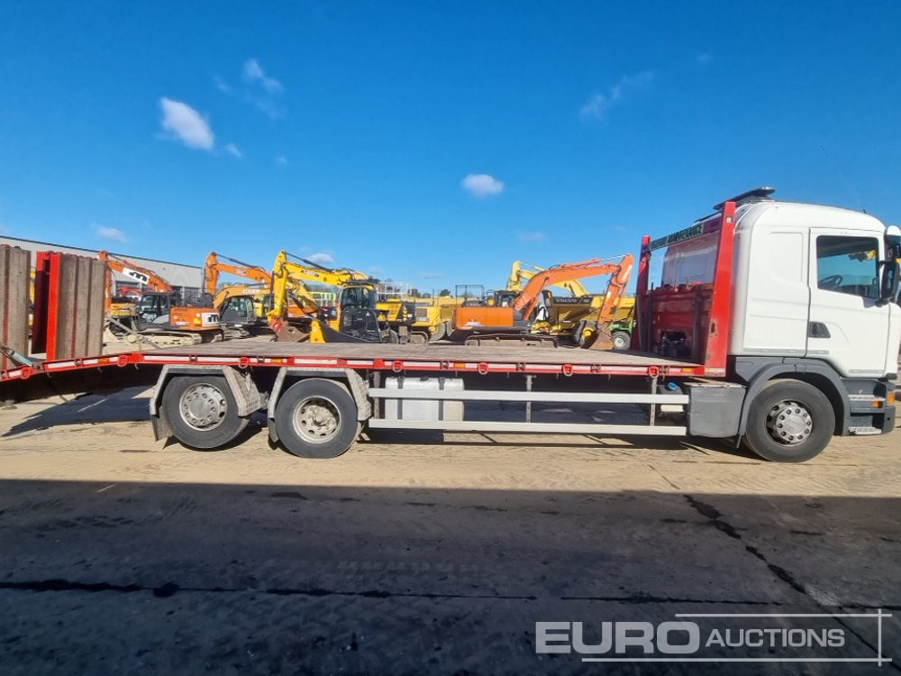 Camion plateau pour transport de équipements lourds 2014 Scania G410: photos 6