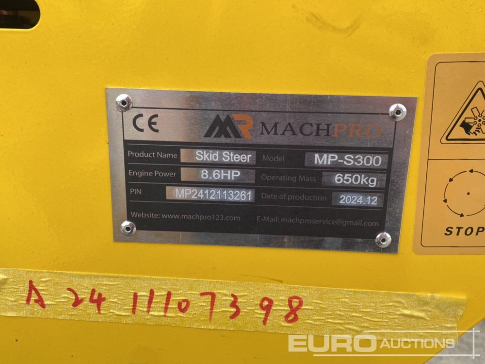 Mini chargeuse Unused 2024 Machpro MP-S300: photos 19