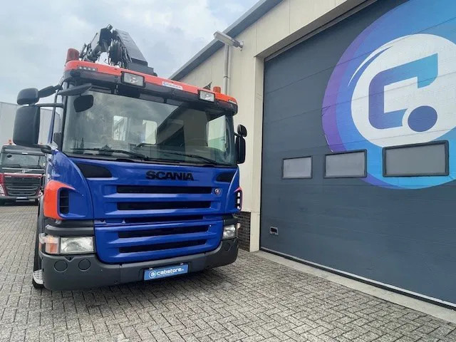 Camion grue Scania P380 LB 8x4*4 HNA Euro 5 - HIAB 211 E-3 Hipro Crane with remote control + Multilift XR26S61 Hooklift - Year 2009 - Km 336.501 !!: photos 9